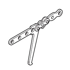 Makita 158047-9 Link Plate Cpl., HCU02