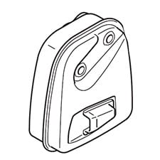 Makita 168554-4 Exhaust Muffler, EM2650LH