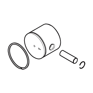 Makita 170-132-100 Piston Cpl., Dolmar