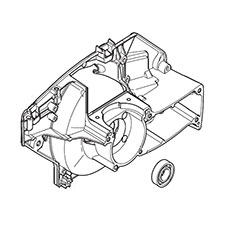 Makita 179-111-153 Crankc. M. Side Red