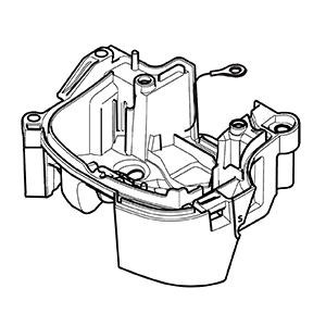 Makita 181-131-160 Bottom Red, Dolmar, PS-5105