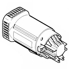 Makita 183560-8 Motor HOUSING,DA3010F