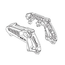 Makita 183G64-2 Handle Set, XSR01