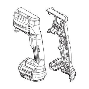 Makita 183L12-1 Handle Set, XRH12