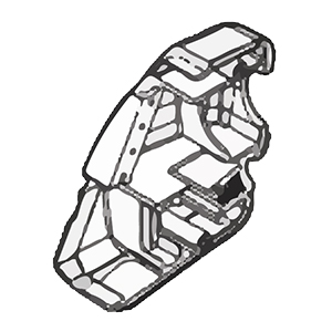 Makita 183N25-4 Housing Cover Set, XRU16