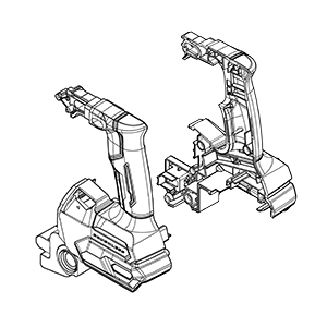 Makita 183N52-1 Handle Set, GRH01