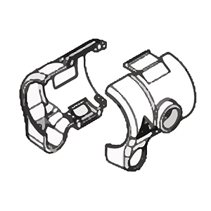 Makita 183R91-5 Gear Case Cover Set