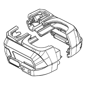 Makita 183S33-5 Battery Housing Set, GWT01