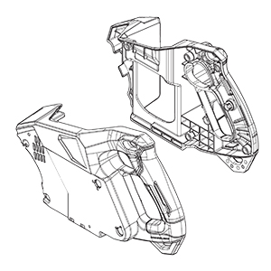 Makita 183S82-2 Handle Set, GSR01