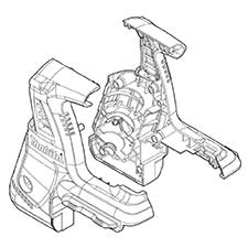 Makita 187231-9 Housing Set, HRH01