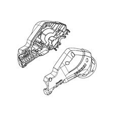 Makita 187585-4 Motor Housing Set, XRU04