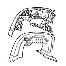 Makita 188215-0 Handle Set, KP0810