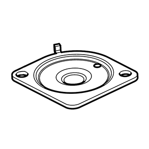 Makita 195-153-360 Diaphragm Cover, EA4300