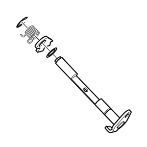 Makita 195-153-580 Kit Choke Shaft, EA4300