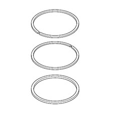 Makita 197040-8 Piston Ring Set, EB7650TH