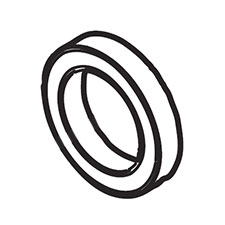 Makita 210168-6 Ball Bearing 6805DDW, LS1019L