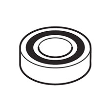 Makita 210183-0 Ball Bearing 6004LLU, XRH07