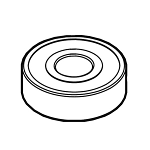 Makita 210253-5 Ball Bearing 6302DDW, GMH02