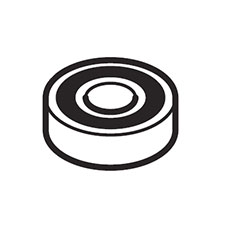 Makita 211289-7 Ball Bearing 6000DDW, HM1203C