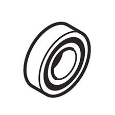 Makita 211301-3 Ball Bearing 6004LLB, 8900N