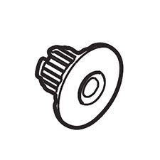 Makita 222191-9 Pulley 17-19.3, LS1019L