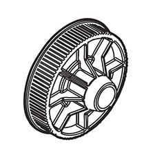 Makita 222192-7 Pulley 17-87.8, LS1019L