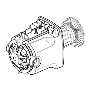 Makita 226-111-060 Motor Case, Dolmar, ES-173A