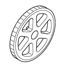 Makita 227251-2 Spur Gear 73, HCU02