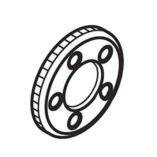 Makita 227319-4 Spur Gear 41, XPT02