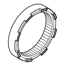 Makita 227392-4 Internal Spur Gear 54, XWT08