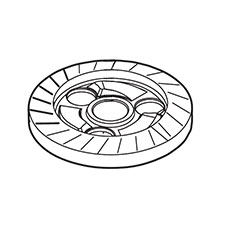 Makita 227562-5 Spiral Bevelgear 38, XAG12
