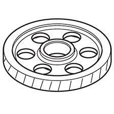 Makita 227797-8 Helical Gear 57, HM1812
