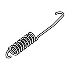 Makita 231868-5 Tension Spring 10, EA3201S