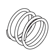 Makita 232528-2 Compression Spring 25 E, DTWA140