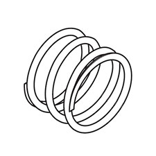 Makita 232529-0 Compression Spring 25 F, DTWA190