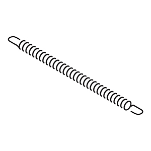 Makita 232562-2 Tension Spring 6, XSH10