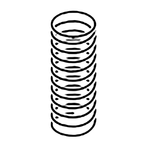 Makita 234277-7 Compression Spring 3, EK7651H