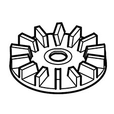 Makita 241635-0 Fan 70, DA6300