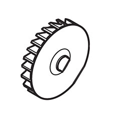 Makita 241868-7 Fan 82, KP312