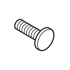 Makita 251537-2 Flat Head Square Neck Bolt M8X28, XSR01