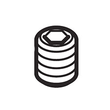 Makita 251966-9 H.s. Set Screw (flatpoint) M10X12, XSL05