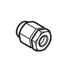 Makita 252240-8 Hex. Cap Nut M8-13, XSR01