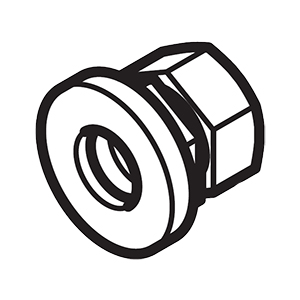 Makita 252265-2 Hex. Nut M6 XSC04