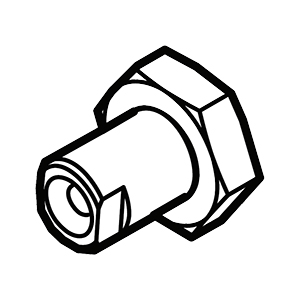 Makita 252275-9 Hex. Nut M4-16, XSH10