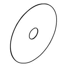 Makita 253412-8 Flat Washer 15, XAD03