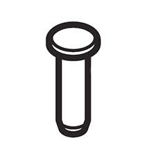 Makita 256559-7 Flat Fillister Hd Pin 6, HM1812