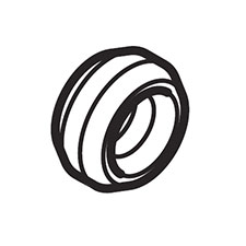 Makita 262162-4 Urethane Ring 5, AN930H