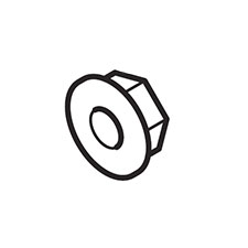 Makita 264039-9 Frange Nut, EM2650LH