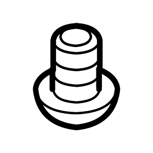 Makita 2653382 H.s Button Head Bolt M6X8,  XHU07