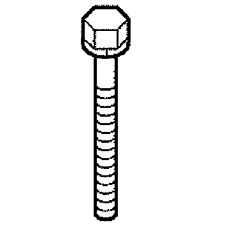 Makita 265345-5 Hex. Bolt M5X60, HM0810B